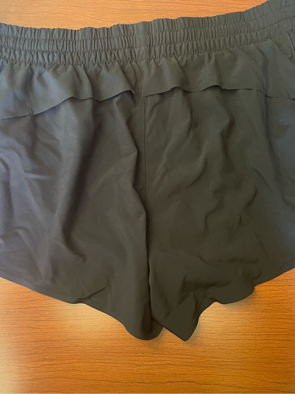Athleta Black Women's Athletic Shorts - Elastic Waistband - Picture 2 of 4